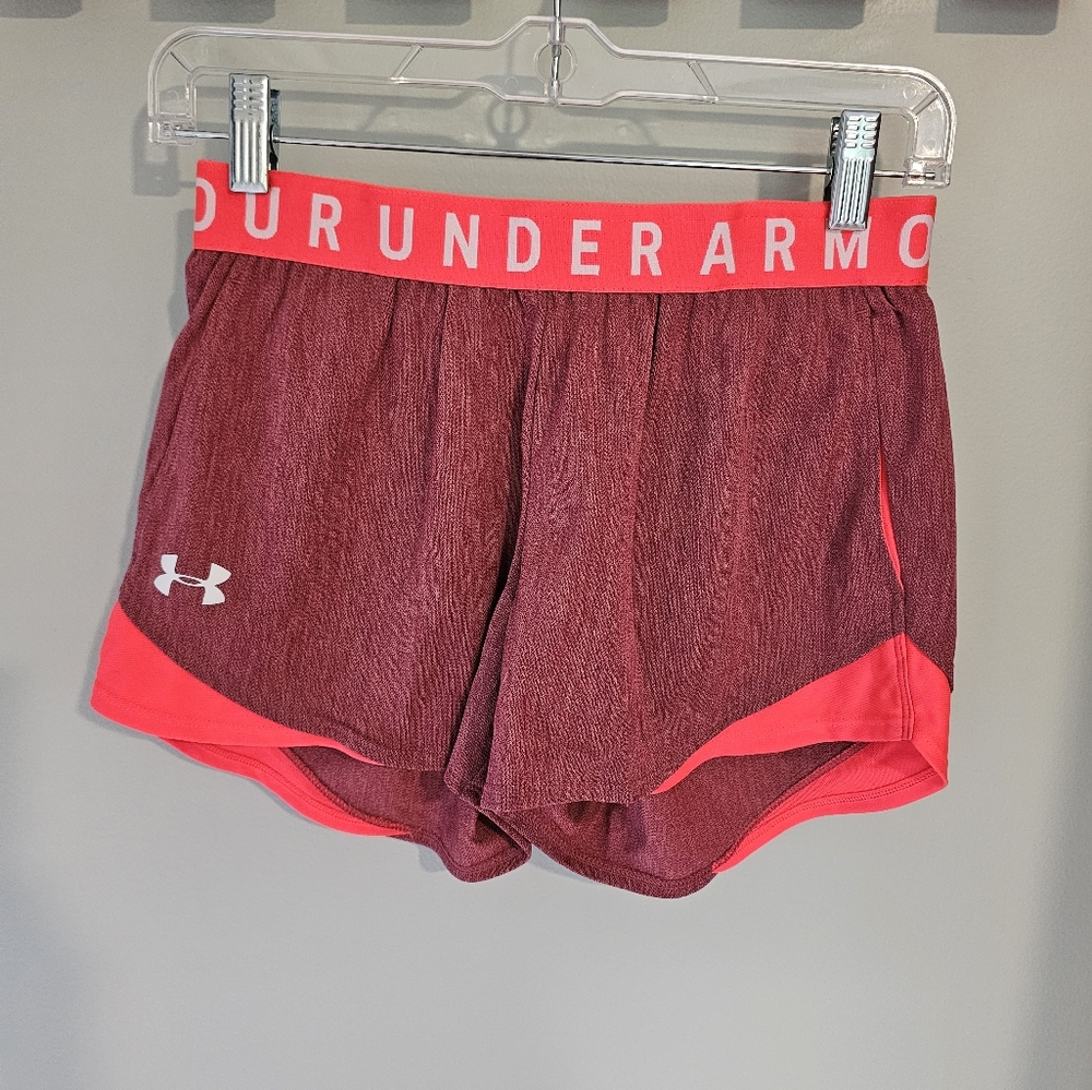 Women's Under Armour Athletic Shorts Lightweight Breathable, Pockets, XS